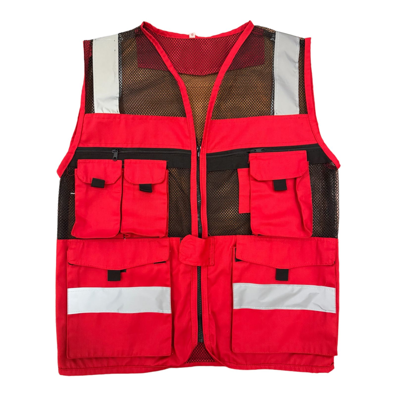 Chaleco tipo cazador color rojo