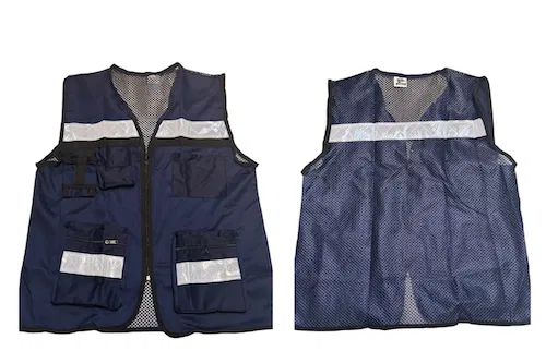 Chaleco brigadista ventilado azul marino